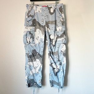 SUPREME Cargo Pant SS20 Blue Chocolate Chip Camo 34